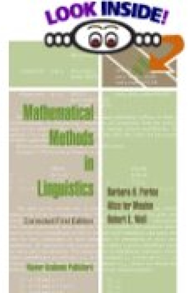 Mathematical methods in linguistics