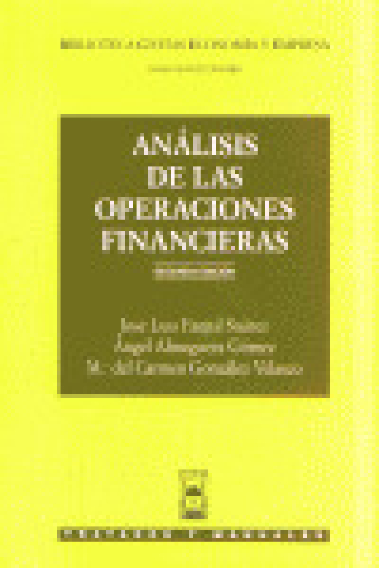 Análisis de las Operaciones Financieras