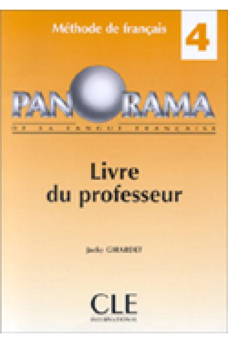 Panorama 4. Livre du professeur