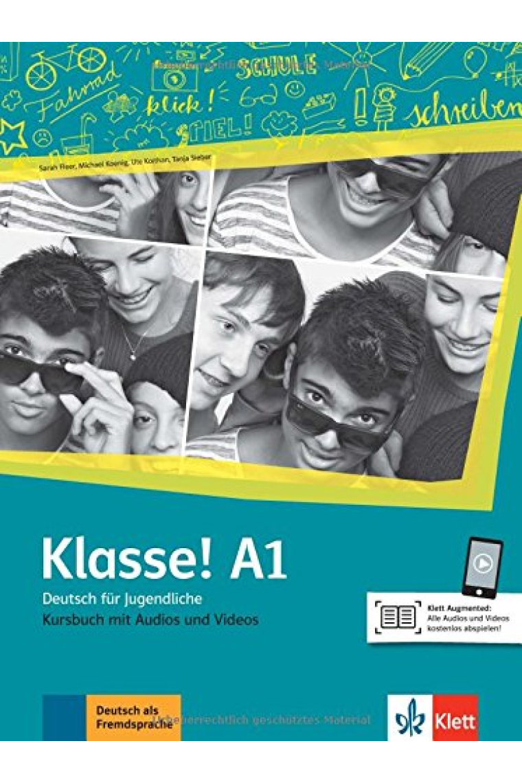 Klasse! A1 - Kursbuch mit Audios und Videos