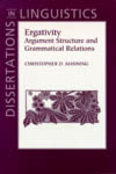 ergativity. Argument atructure and grammatical relations