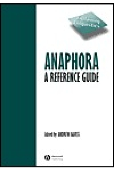 Anaphora.A reference guide