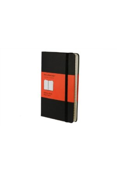 Moleskine* Cuaderno Clásico Direcciones Pocket (cartoné-negro)