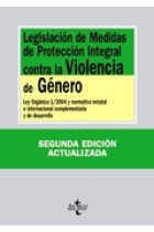 Legislación de medidas de protección integral contra la violencia de género