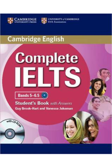 Complete IELTS (Bands 5-6.5 B2) Student's Book with answers with CD-ROM and Class Audio Cds