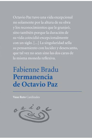 Permanencia de Octavio Paz