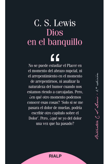 Dios en el banquillo