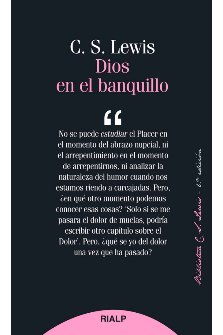 Dios en el banquillo