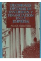 Decisiones óptimas de inversión y financiación