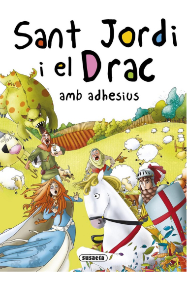 Sant Jordi i el Drac amb adhesius