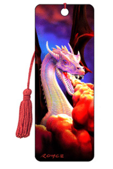 MARCAPAGINAS 3D DRAGON FIRE