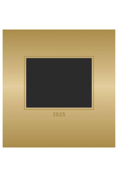 CALENDARIO 2025 DO-IT-YOURSELF GOLD 21 X 22 CM