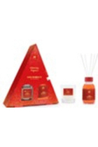 PACK RED CHRISTMAS TREE MIKADO + CANDLE