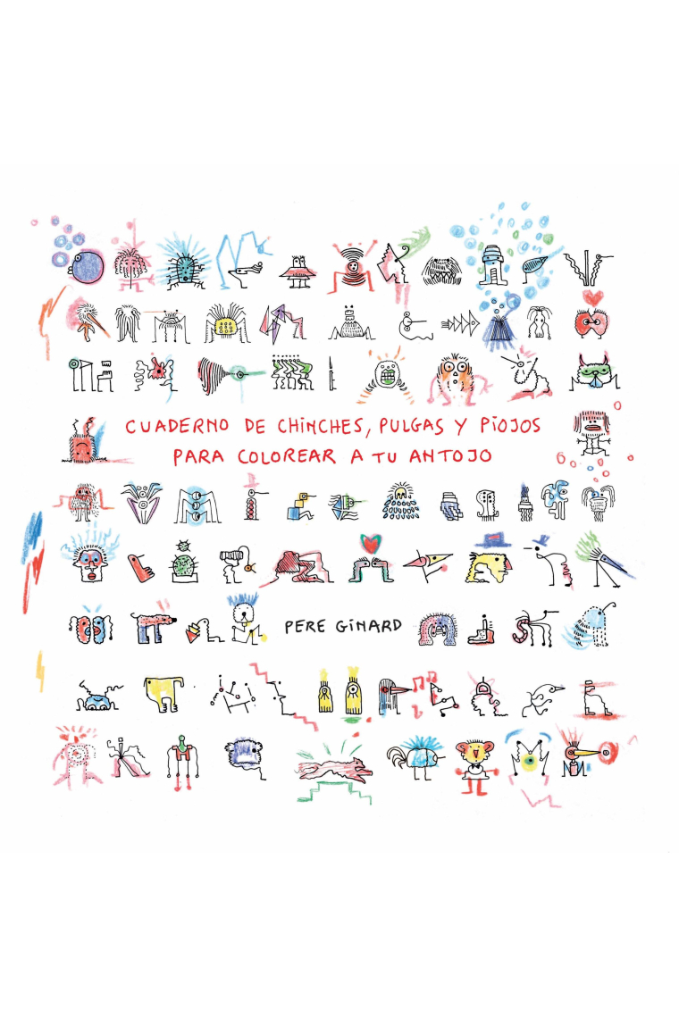 Cuaderno de chinches, pulgas y piojos para colorear a tu antojo