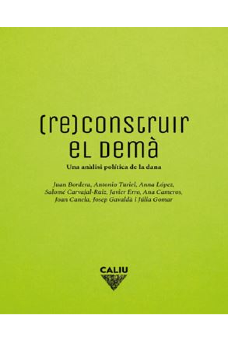 (Re)construïm el demà. Una anàlisi política de la dana