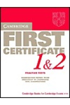 Cambridge Practice Tests for First Certificate 1 & 2 Student's Book