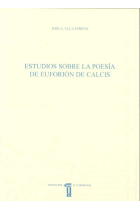 Estudios sobre la poesía de Euforión de Calcis