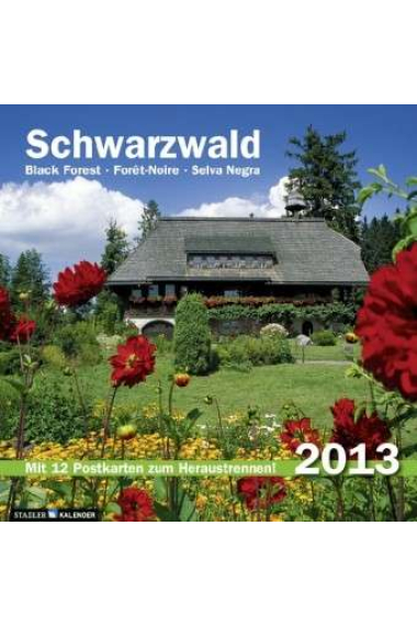 Schwarzwald,Postkarten-Tischkalender