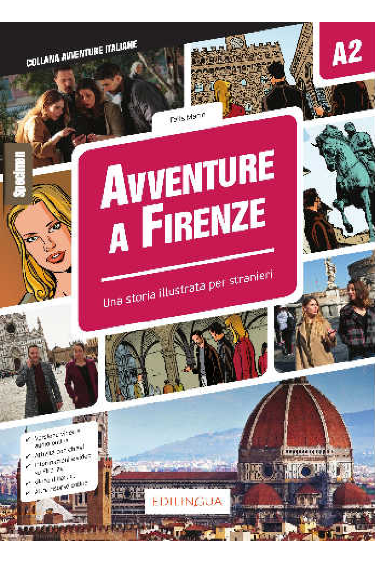 Avventure a Firenze Livello A2- Una storia illustrata per stranieri