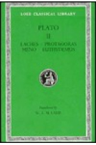 Dialogues. Vol II. Laches; Protagoras; Meno; Euthydemus. (Trad de W. R. M. Lamb)