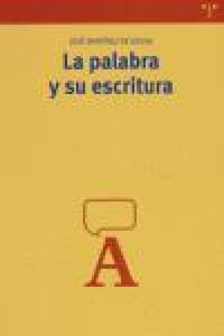 La palabra y su escritura