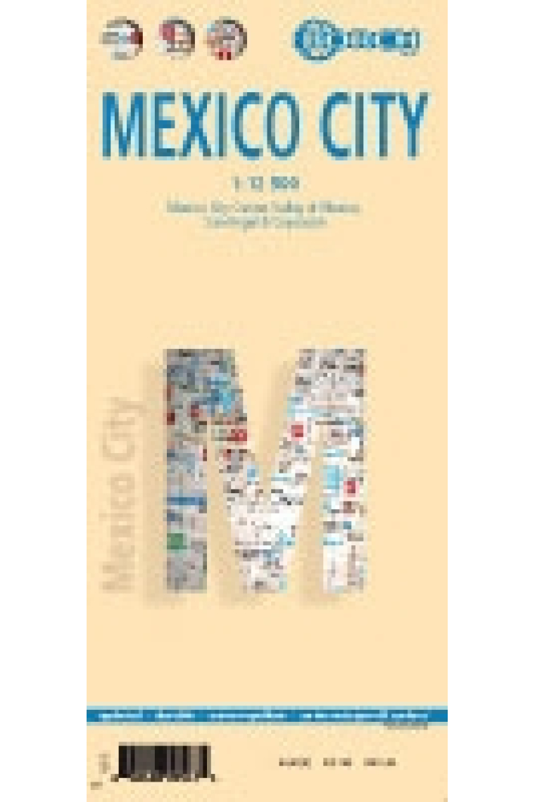 Plano Ciudad de México/Méjico 1:12.500