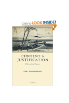 Content and justification: philosophical papers