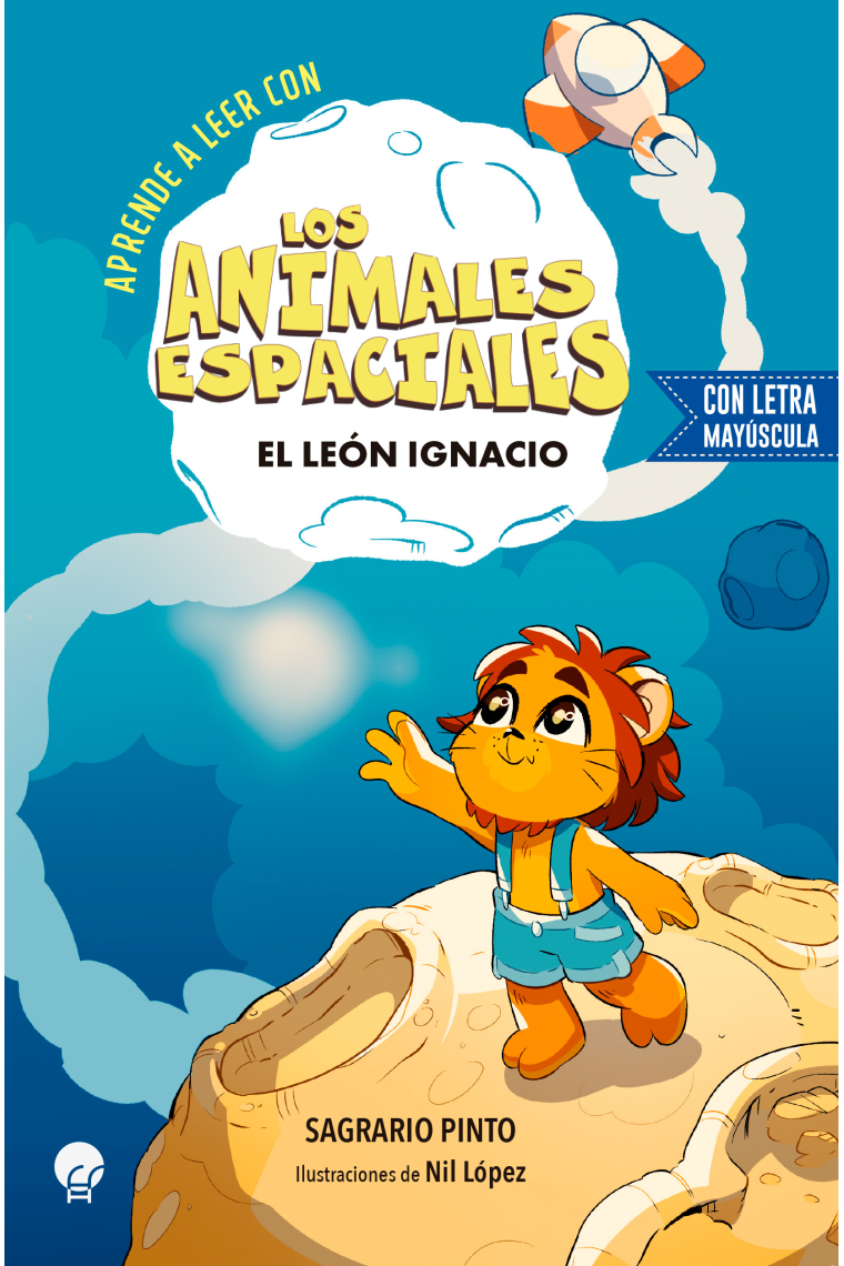 Aprende con los animales espaciales (león). El león Ignacio