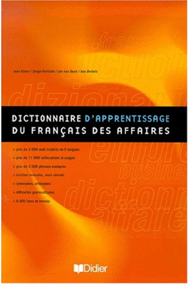 Dictionnaire d'apprentissage du français des affaires