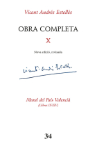 Obra completa X  Vicent Andrés Estellés