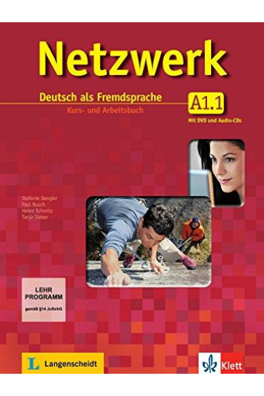 Netzwerk A1.1. Kurs- und Arbeitsbuch + 2 Audio-CDs und DVD (Teil 1)