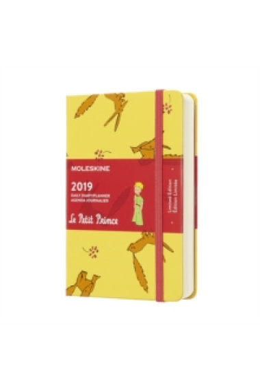 Moleskine* Agenda Diaria 12 meses Pocket LE PETIT PRINCE (cartoné-amarillo)