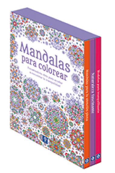 Mandalas para colorear.Encantadora obra para ayudar a encontrar la tranquilidad.