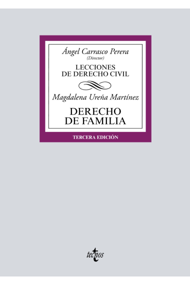 Derecho de Familia. Lecciones de Derecho Civil (6ª edición 2022)