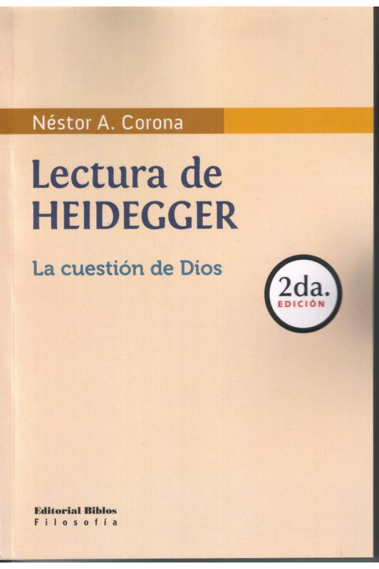 Lectura de Heidegger: la cuestión de Dios