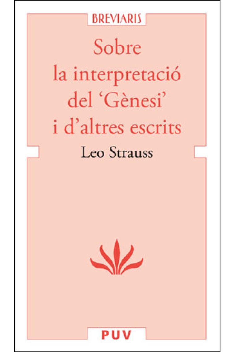 Sobre la interpretació del 'Gènesi' i d'altres escrits