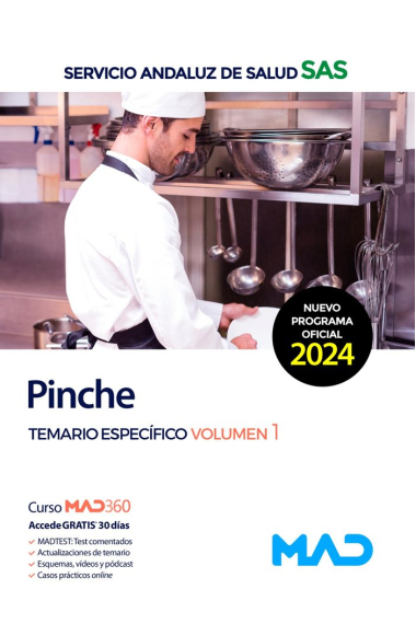 PINCHE TEMARIO ESPECIFICO 1 SERVICIO ANDALUZ SALUD SAS