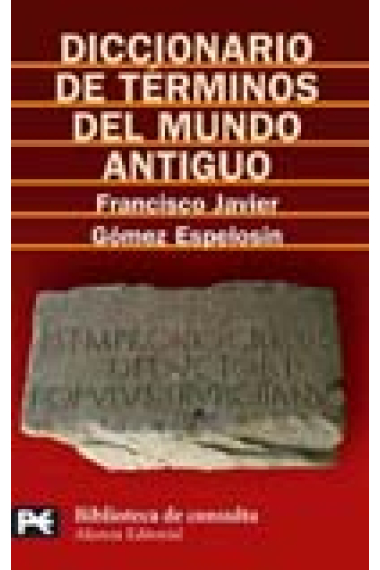 Diccionario de términos del mundo antiguo