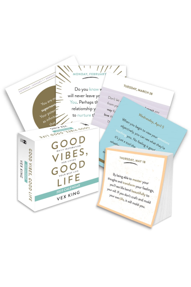 Good Vibes, Good Life 2023 Calendar: daily Inspiration for Living Your Best Life