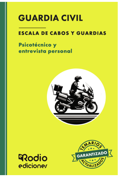 GUARDIA CIVIL ESCALA DE CABOS Y GUARDIAS PSICOTECNICO Y EN