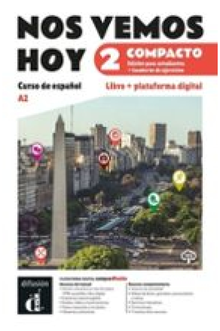 Nos vemos hoy 2 Compacto Ed. híbrida estudiantes. Nivel A2