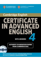 Cambridge Certificate in Advanced English 4 Self-Study Pack: Self-study Pack