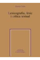 Lexicografia, lèxic i crítica textual