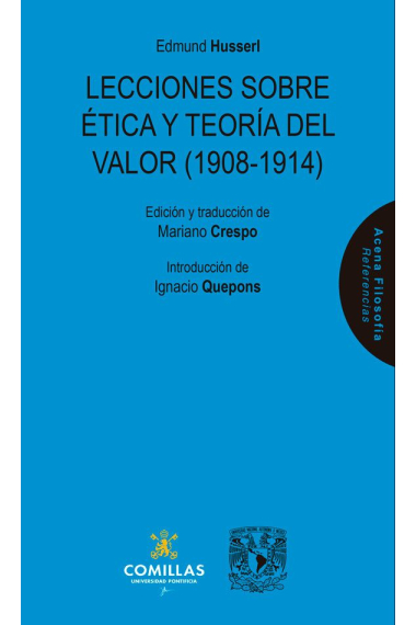 Lecciones sobre Ética y Teoría del valor (1908-1914)