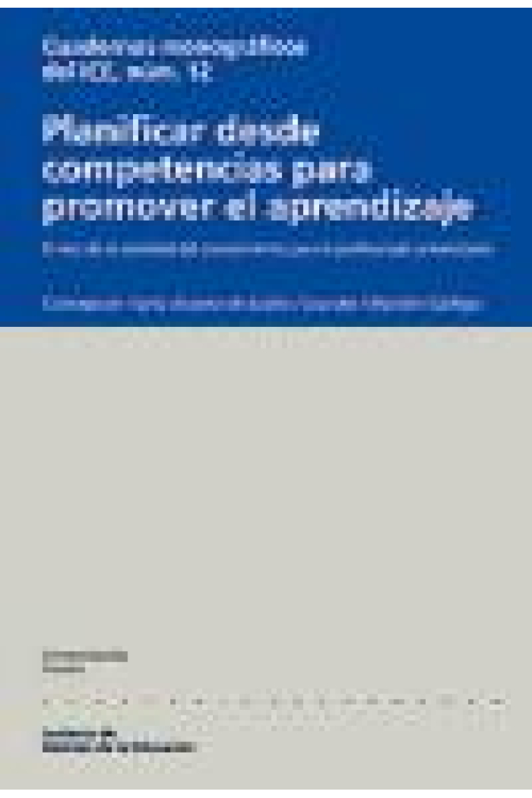 Planificar desde competencias para promover el aprendizaje