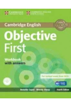 Objective First for Spanish Speakers. 4th Ed. Workbook with answers with Audio CD.