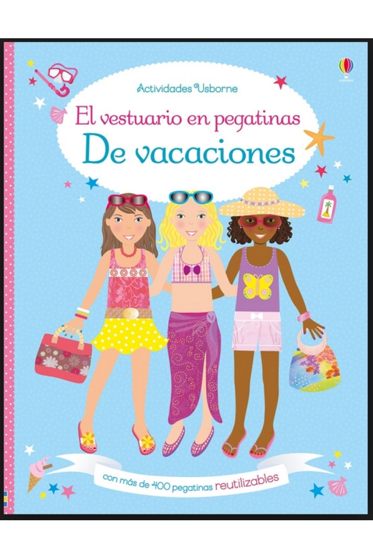 El vestuario en pegatinas. De vacaciones