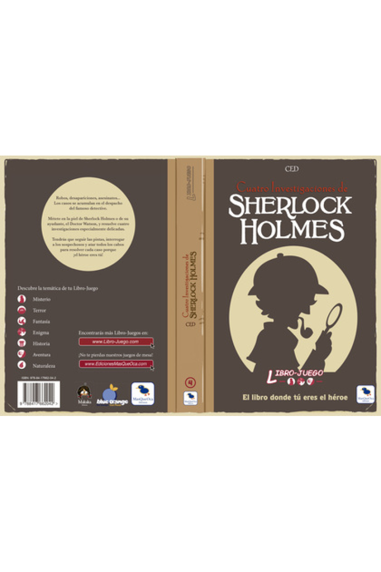 Cuatro Investigaciones de Sherlock Holmes: el libro donde tú eres el héroe (Libro-Juego)