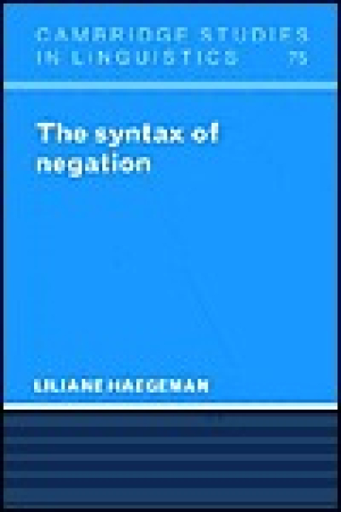 The syntax of negation