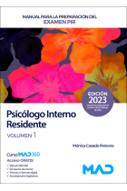 Manual para la preparación del examen PIR  (Psicólogo interno residente)  Vol. 1 (2023)